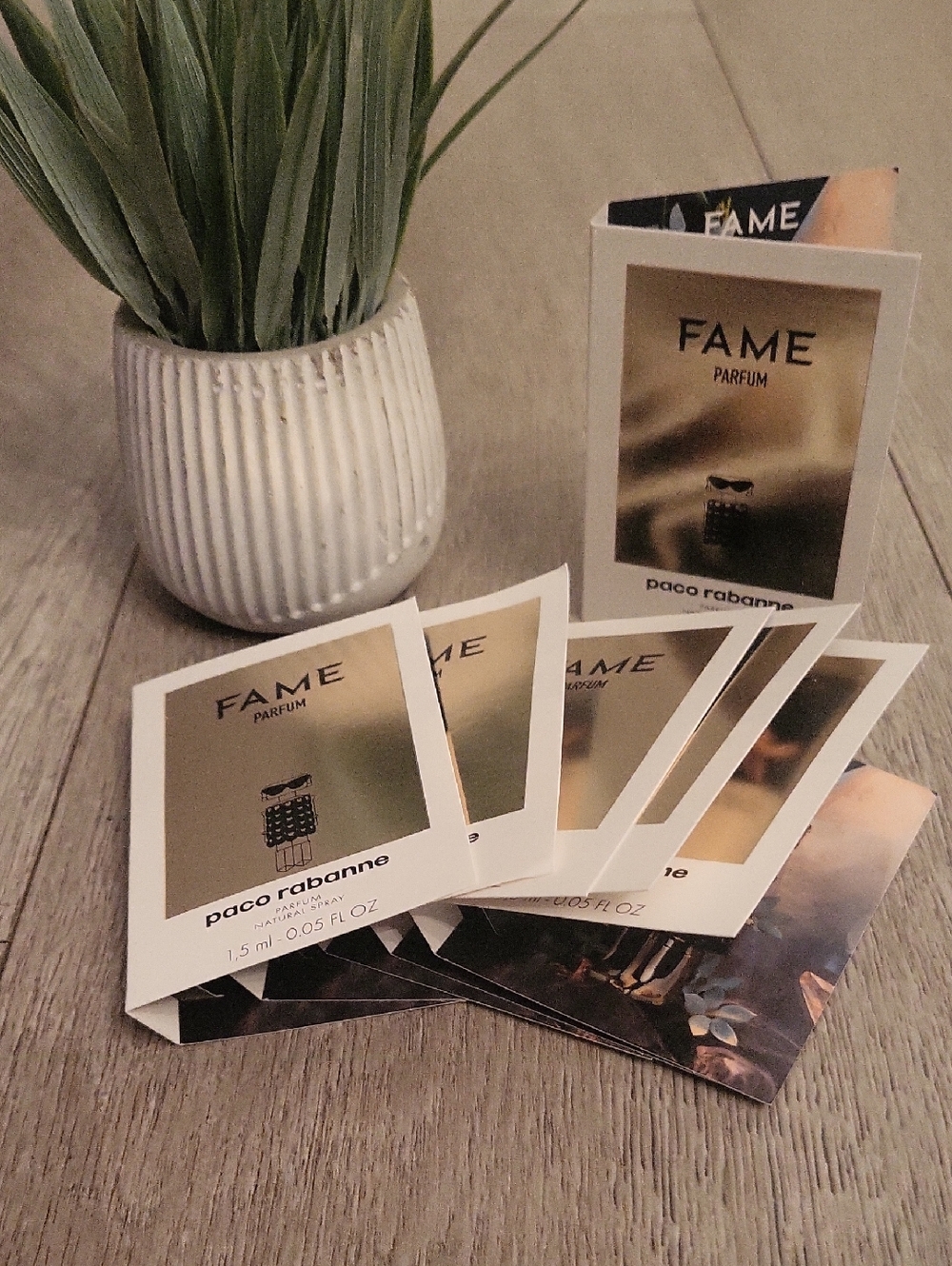 Paco Rabanne FAME Sample Cards - Parfum